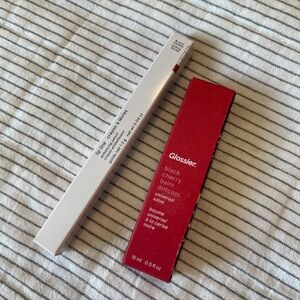 Glossier Black Cherry Balm Dotcom and Lip Liner